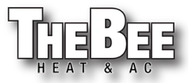 the bee heating logo